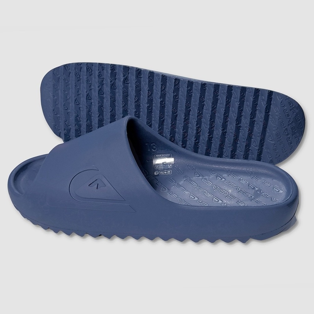 Quiksilver Cloudbreak Slide Sandals - NWT Mens Size 13 Blue - #49636-L1